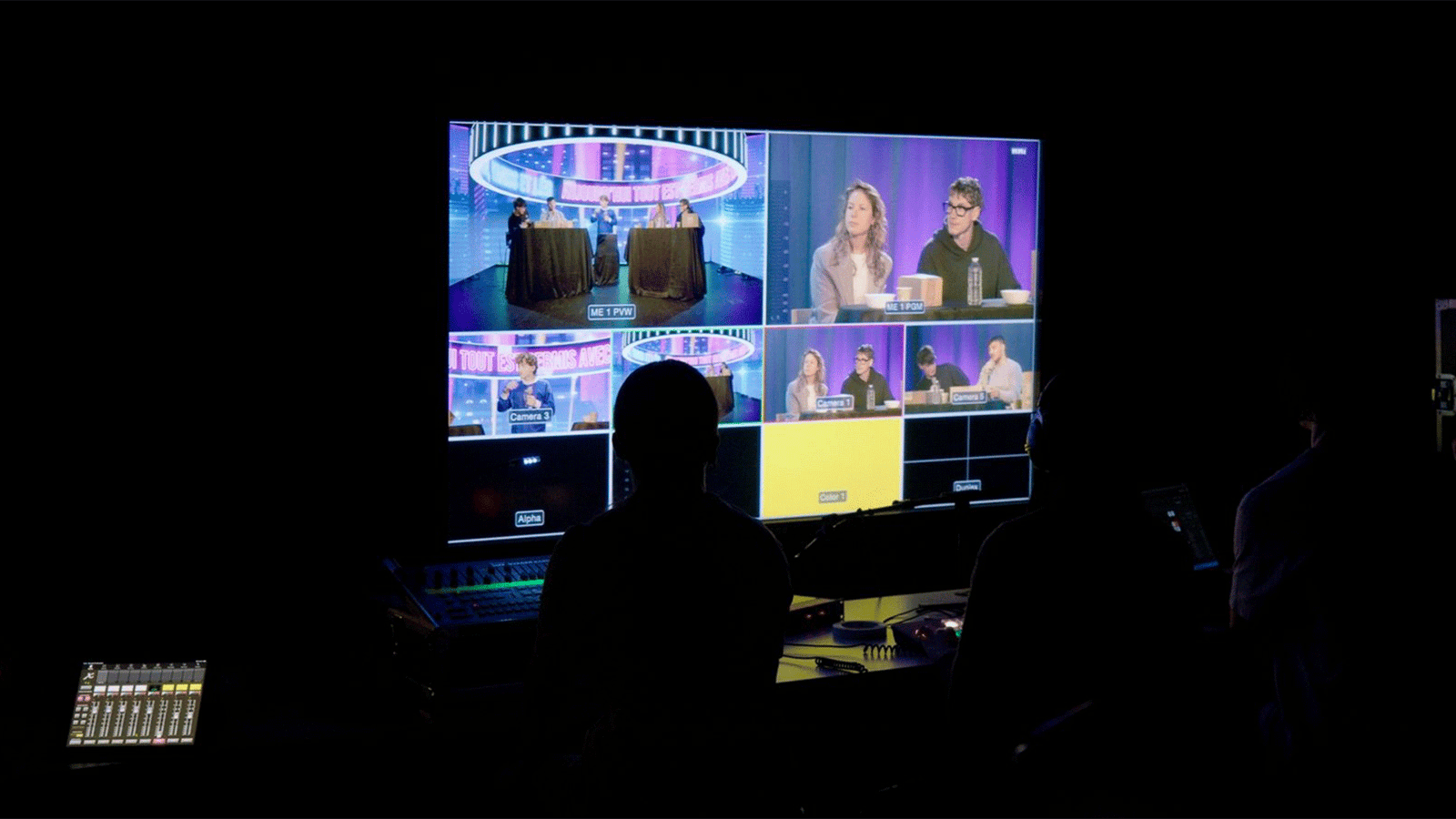 Régie du live ATEP pendant la diffusion