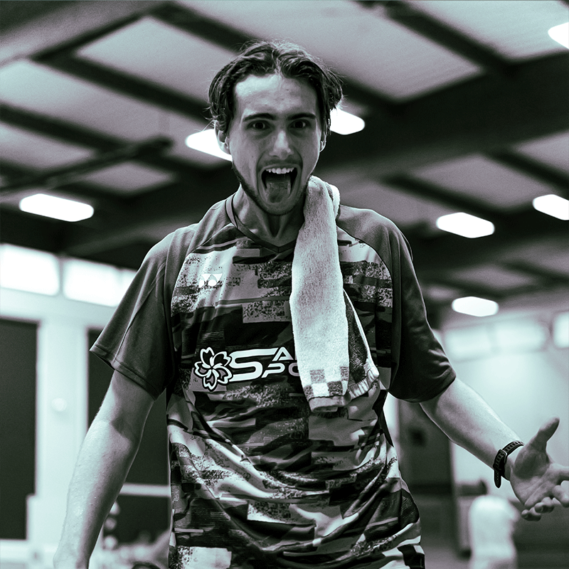 Badminton · instant entre deux échanges